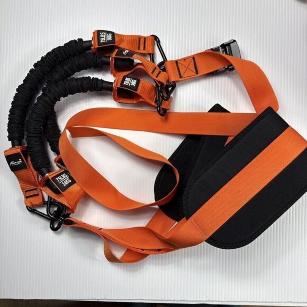 Hpygn Sport Resistance Bands Cuffs Fitness Sports Gym Exercise 75 Lbs